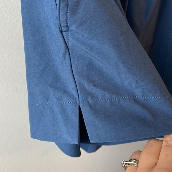 Abercrombie and Fitch Blue High Rise Track Shorts - Picture 4 of 8